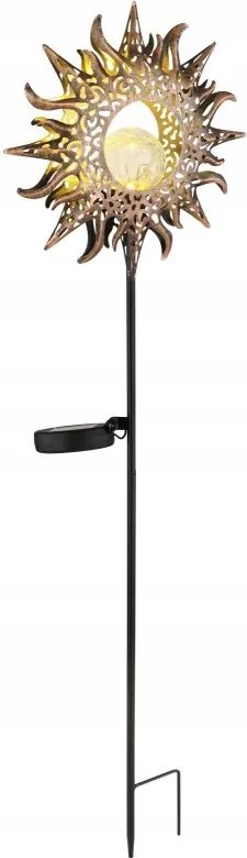 Modern napelemes lámpa Globo Lighting Led 0,06W Solar fekete