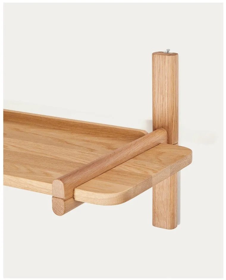 Natúr színű tölgyfa moduláris polcrendszer 110x28 cm Sitra – Kave Home