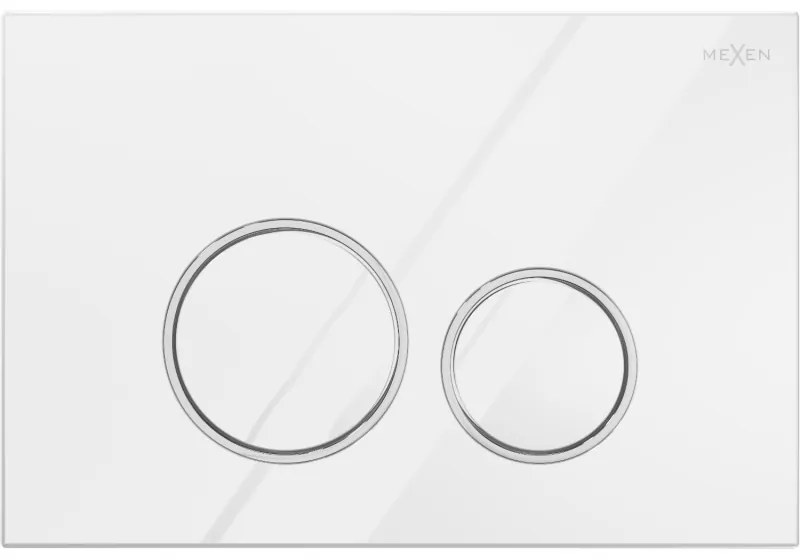 Mexen Fenix 05 öblítőgomb, fényes fehér - 600500