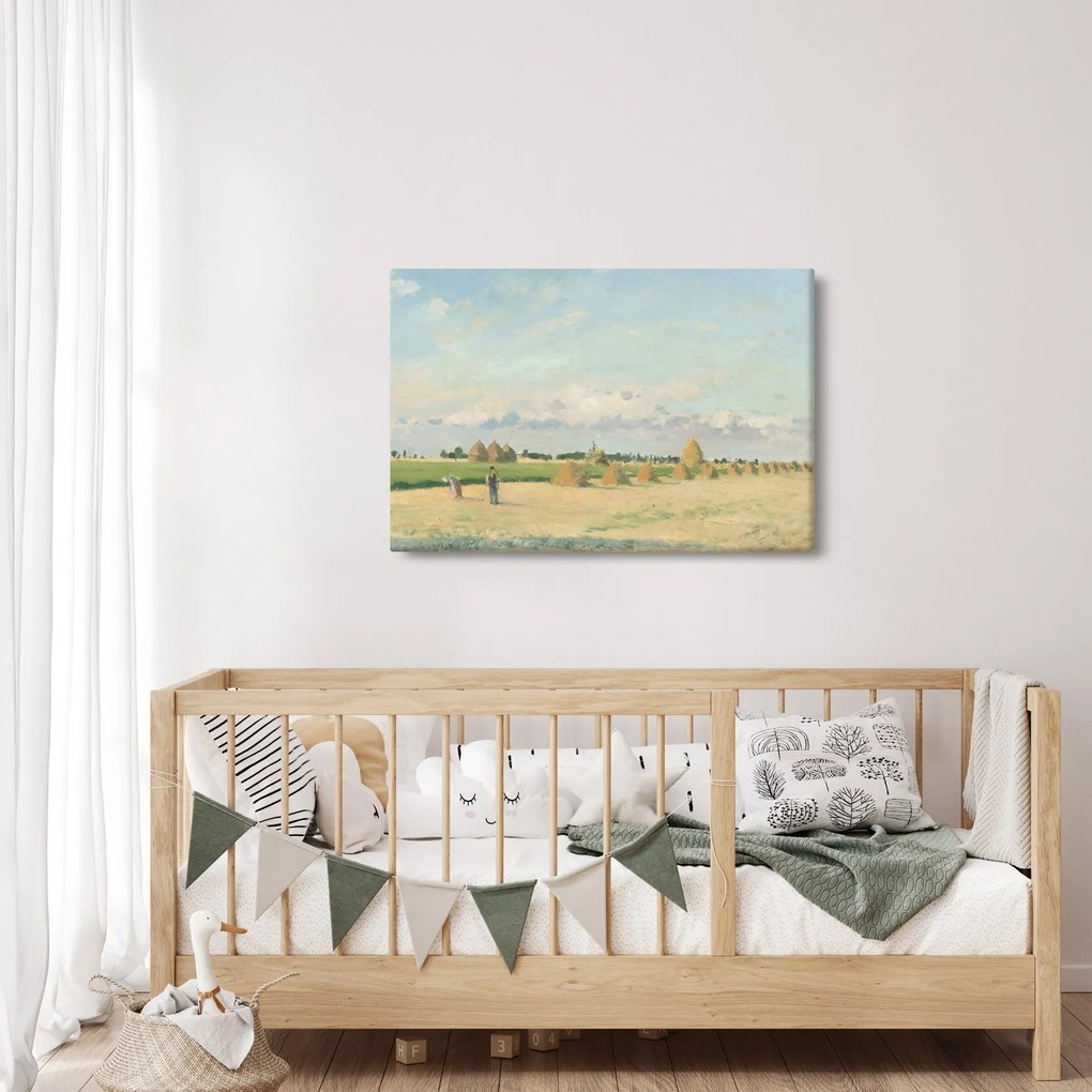Kép - Camille Pissarro, Landscape, Ile de France, reprodukciók (90x60 cm)
