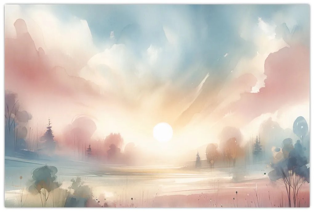 Kép - Elegáns tájkép (90x60 cm)