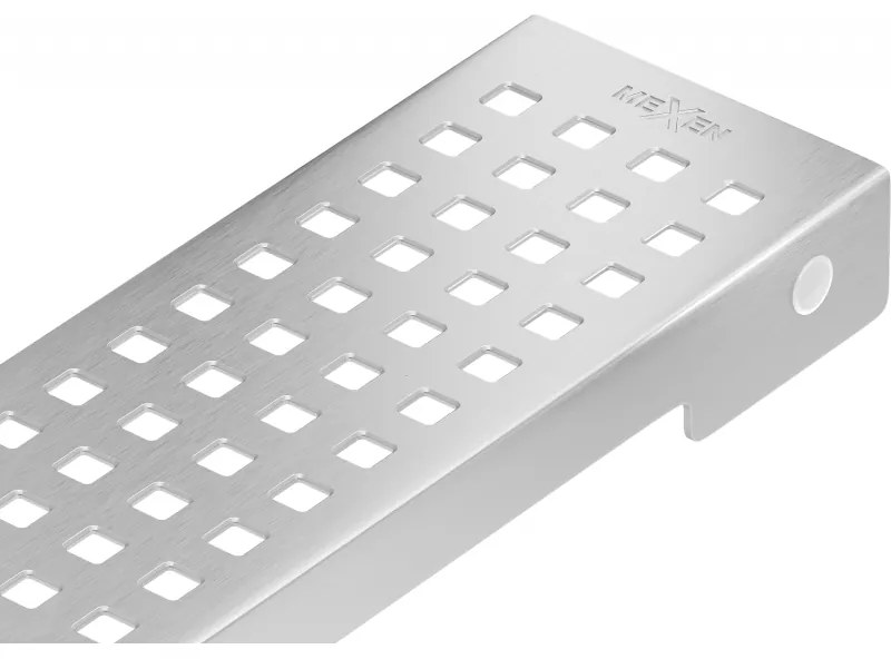 Mexen Flat M08 vonallap 80 cm, inox - 1025080