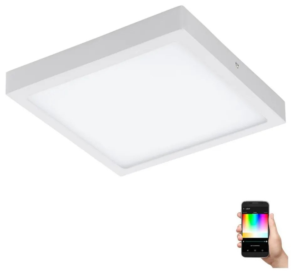 Eglo 96673 - LED RGBW fényerőszabályozható mennyezeti lámpatest FUEVA-C LED/21W/230V
