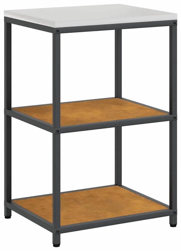 Konyhai Tároló Készlet polcokkal 3 pcs Rozsdás 180 x 50 x 92 cm
