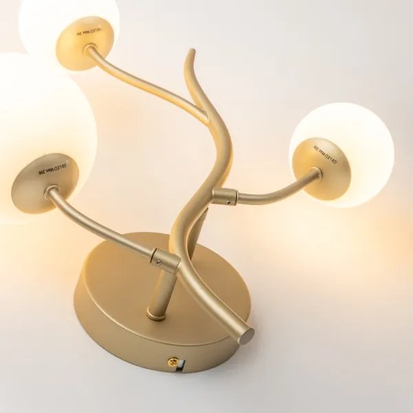 Brilagi - LED Fali lámpa MISTEL 3xG9/3W/230V arany/fehér