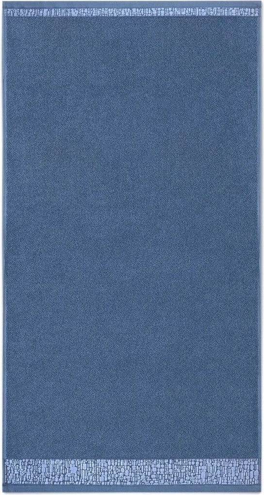 Törölköző 50x90 kék frottír 420 g/m2