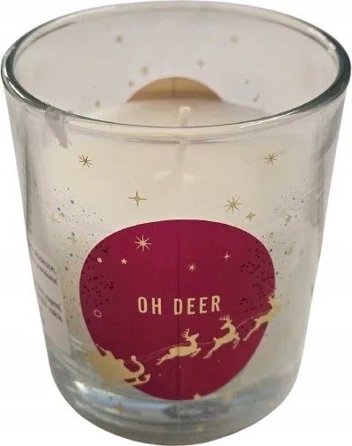 Aril Paraffin illatgyertya üvegben Mulled Wine Oh Deer 22 h