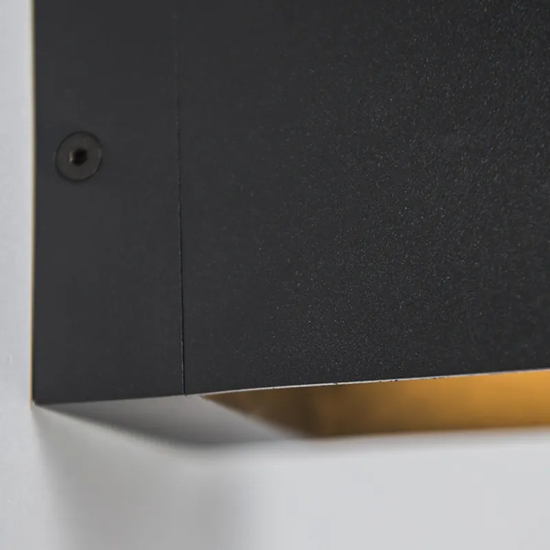 4 db modern fekete fali lámpa készlet - Transfer