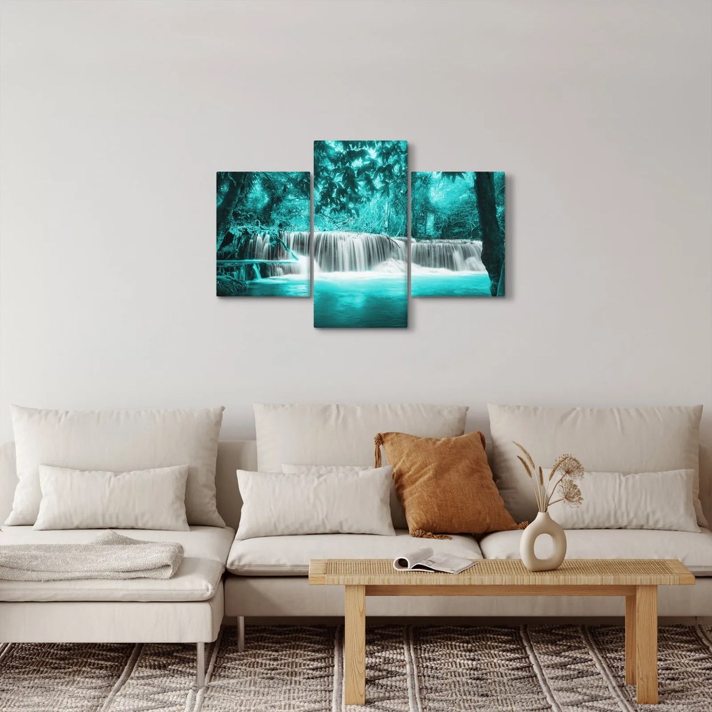 Kép - Kék vízesés (90x60 cm)