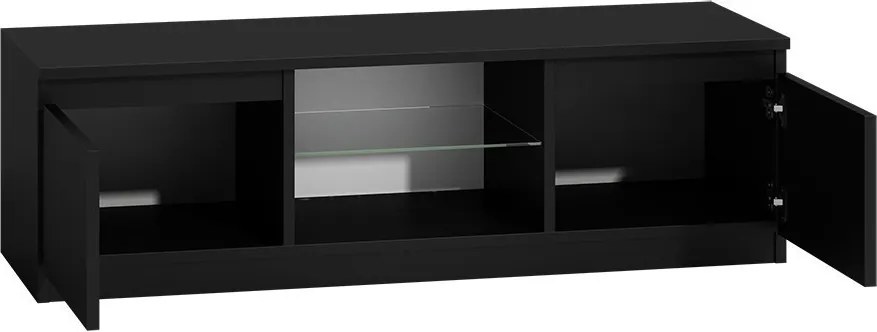 RTV120 TV állvány, fényes fekete