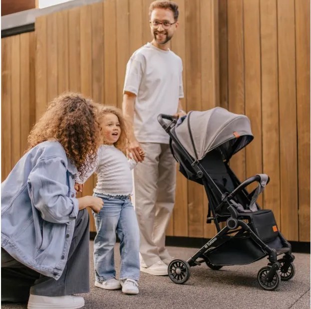 Tulano babakocsi szürke