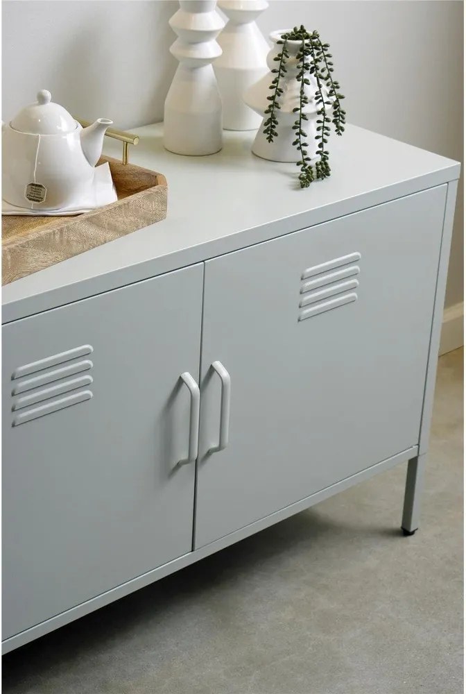 Zöld fém szekrény 100x64x40 cm Mission District – Støraa