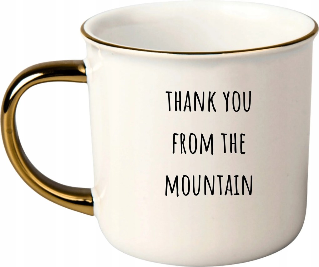 Bögre Fehér Arany Rant Nt Vicces Nap Anya Thank You From The Mountain