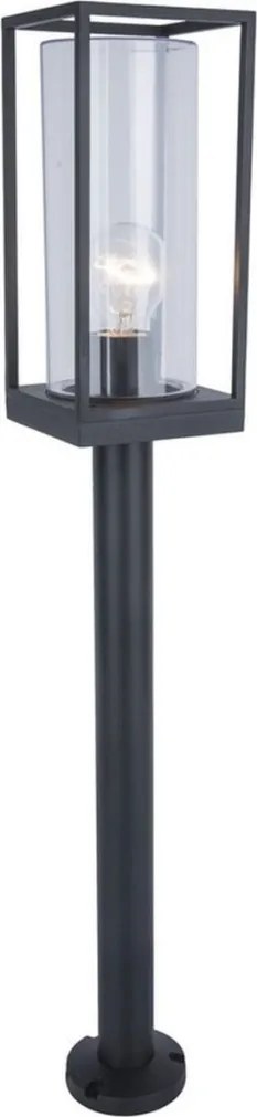 LUTEC 7288801012 FLAIR Modern Kültéri Állólámpa Fekete E27 IP44
