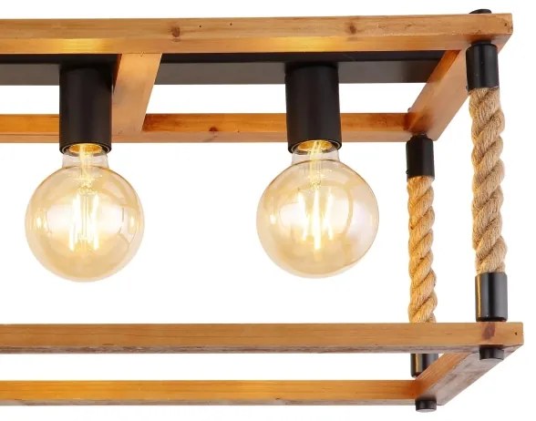 Globo 15691-4D - Mennyezeti lámpa VERNON 4xE27/60W/230V