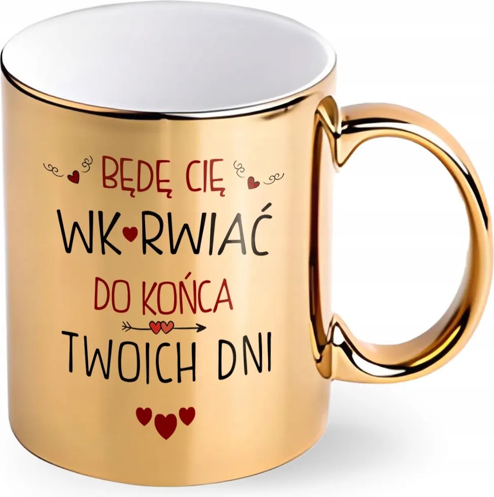 Valentin Napi Ajándék Neki Arany Bögre Vicces Ajándékok