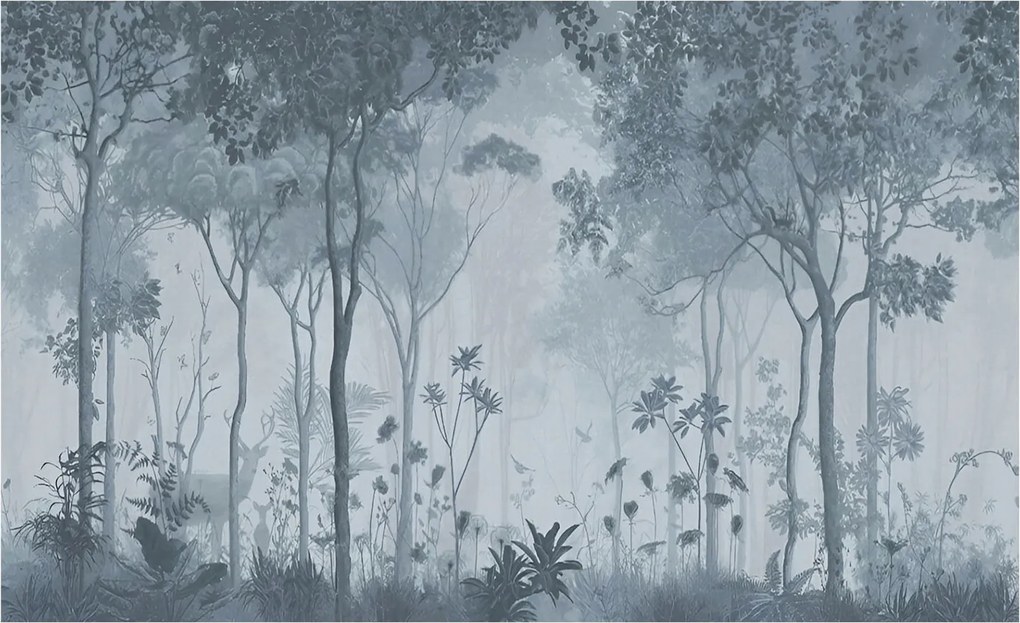 Dekoratív Fotótapéta Hálószobába Erdő misztikus 416x254 Ragasztó