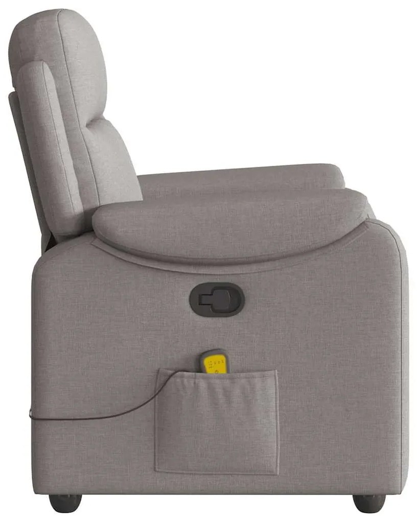 Tópszínű szövet dönthető masszázsfotel