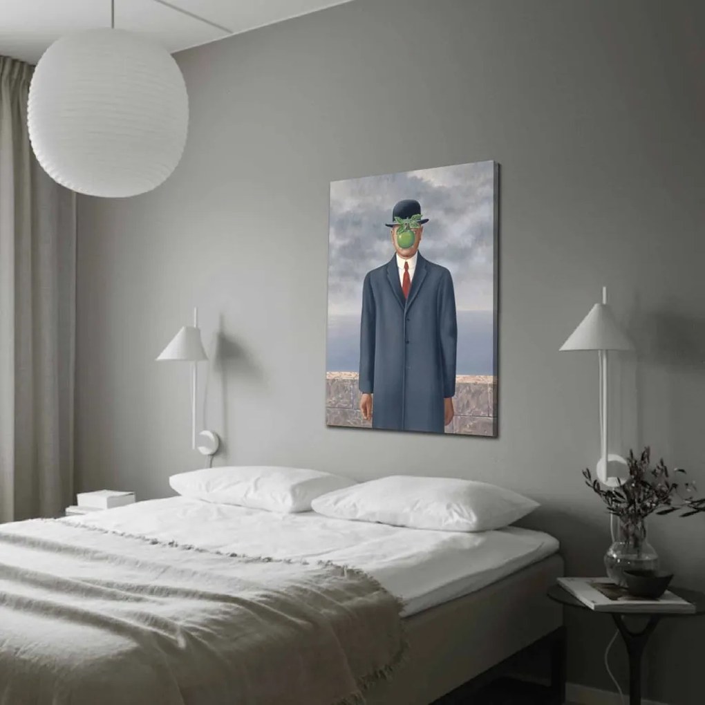 70100FAMOUSART-069 René Magritte velúr vászonkép, 70 x 100 cm