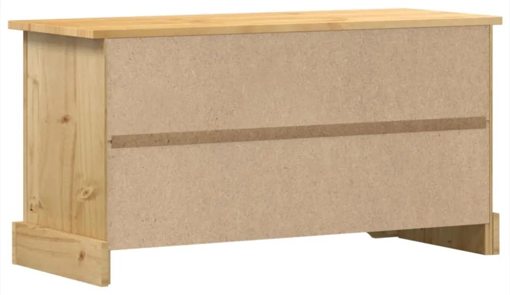 Corona tömör fenyőfa TV-szekrény 100 x 40 x 52 cm