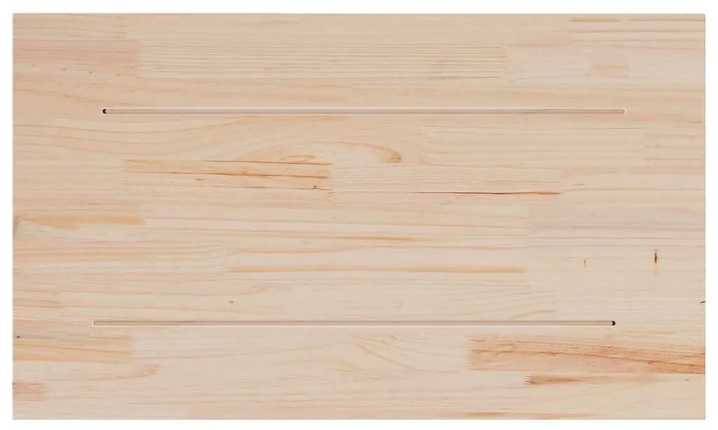 3 db tömör fenyőfa téglalap alakú asztallap 80 x 47 x 1,7 cm