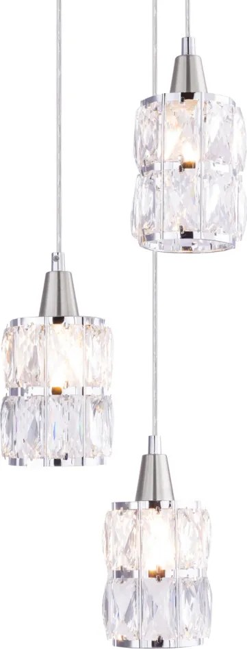 Függeszték Matt nikkel WOLLI GLOBO-15760-3