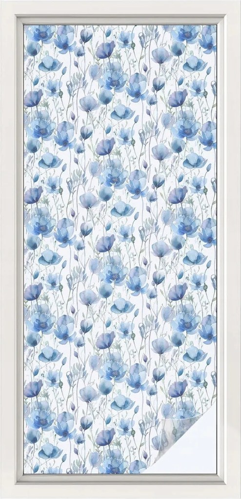 Furnér Ablakfólia Szélvédőre Adatvédelem Virágok akvarell 50x116