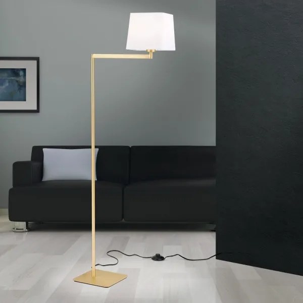 Orion Stl 12-1187/1 - Állólámpa CARLTON 1xE27/40W/230V fehér/arany