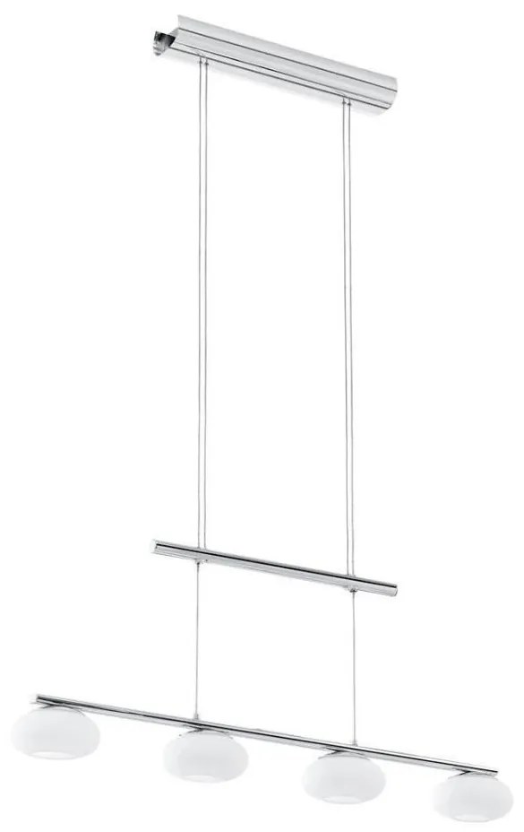 EGLO 91752 - ALEANDRO LED-es függeszték állítható 4xLED/6W