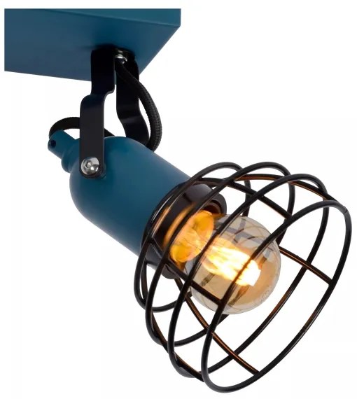 Lucide 08927/02/35 - Spotlámpa POLA 2xE27/60W/230V kék