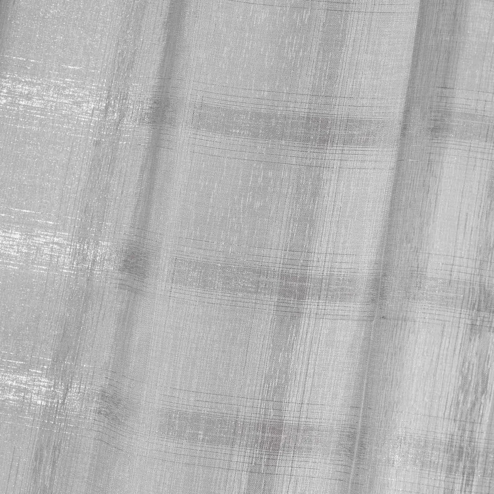 Szürke átlátszó függöny szett 2 db-os 70x200 cm Candide – douceur d'intérieur