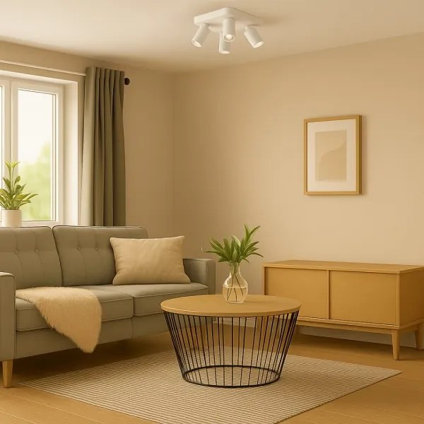 Rabalux 73088 - YORLI spotlámpa 4xGU10/7W/230V fehér