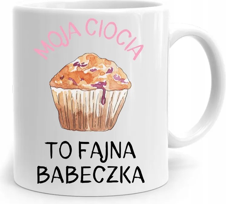 Ajándék Bögre Nagynéninek Egy Vagány Muffin, fényképes nyomtatással