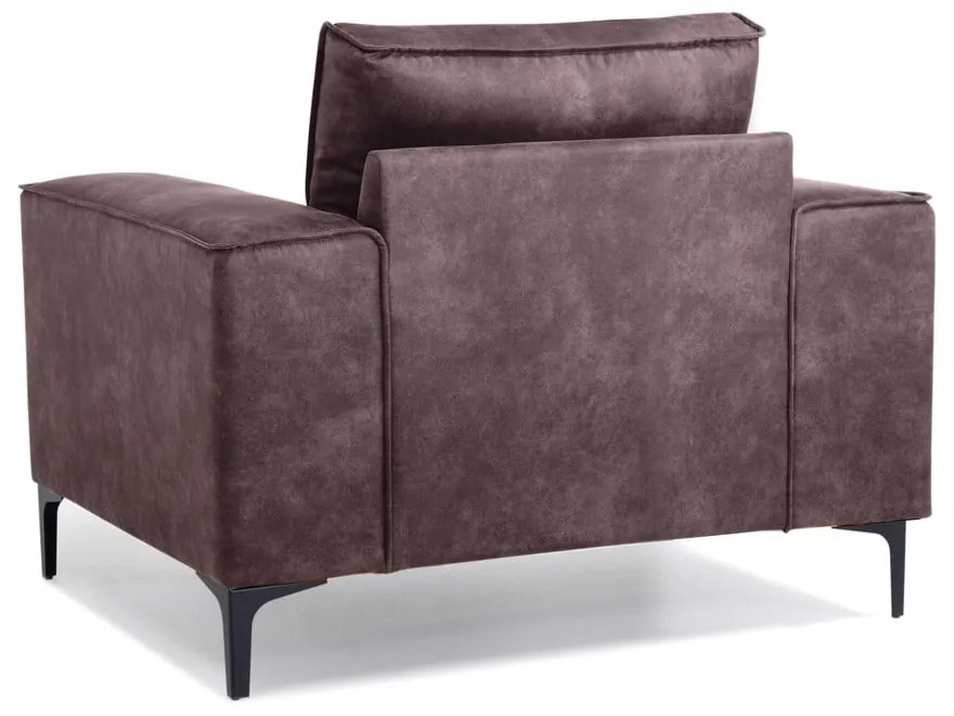 Copenhagen sötétbarna műbőr fotel - Scandic