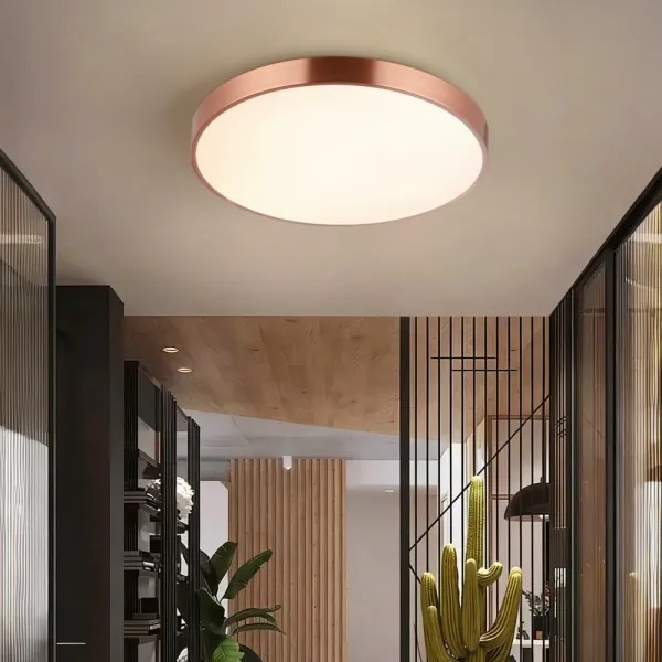 Immax NEO 07322L-LED dimmelhető mennyezeti lámpa NEO LITE SEMPLICI 60W/230V átmérő: 60 cm rézszínű + távirányítóval
