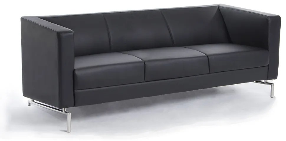 Manhattan 2 kanapé, háromüléses, fekete