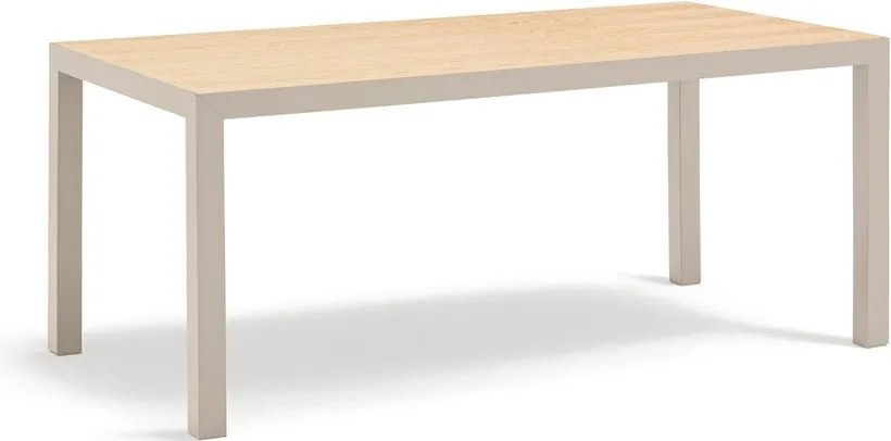 Étkezőasztal tölgyfa asztallappal 75x180 cm Alma – Teulat