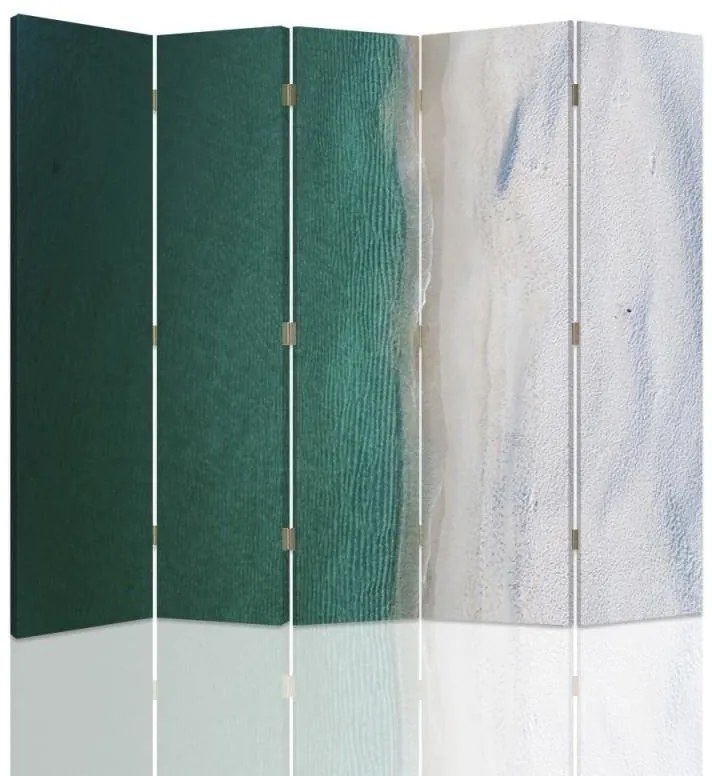 Gario Paraván Türkizkék tenger Méret: 180 x 170 cm, Kivitelezés: Klasszikus paraván