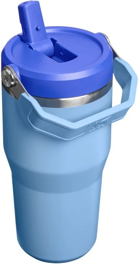 Kék rozsdamentes acél termosz 600 ml IceFlow™ Flip Straw 2.0 Tumbler Blue Sky – Stanley