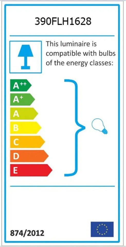 Barette függőlámpa, arany