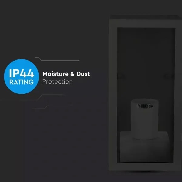 Kültéri fali lámpa 1xE27/60W/230V IP44