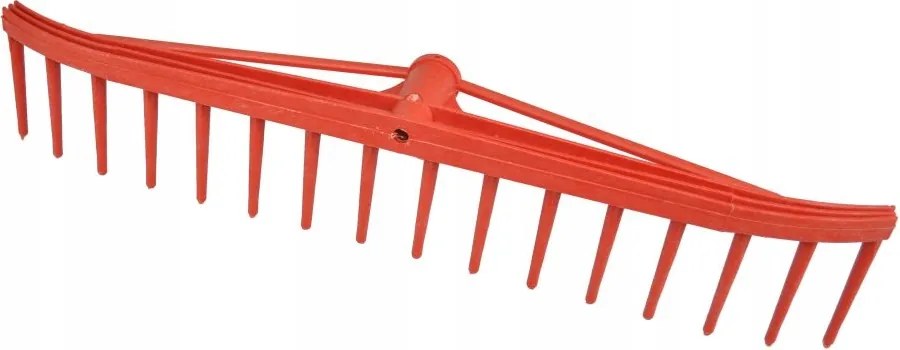 Műanyag gereblye 16 fogú, szénalevél fűhöz