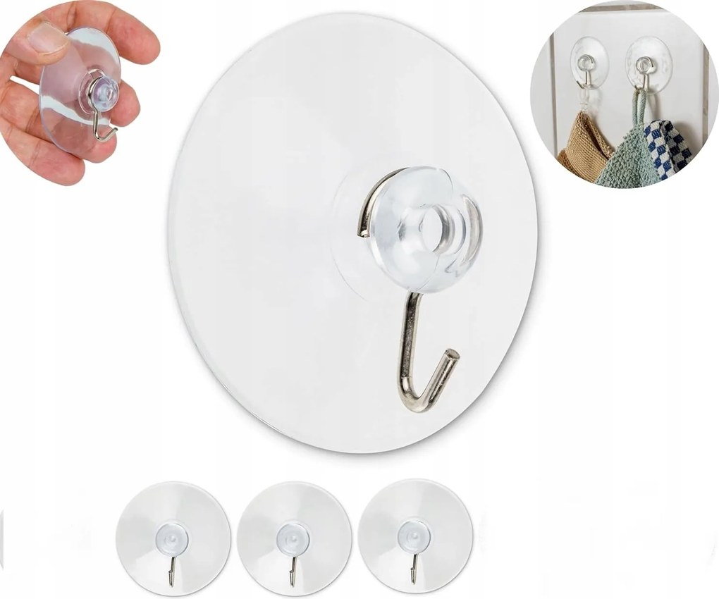 W5 3 x Tapadókorongos akasztók Ø 55 mm-es akasztóval és 53/RT2081 akasztóval