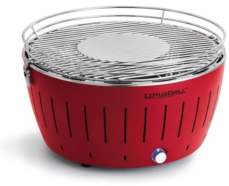 Piros füstmentes grillsütő - LotusGrill XL
