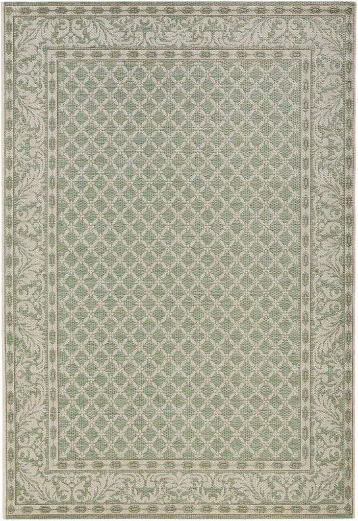 Zöld szizál szőnyeg,lapos külső-belső teraszra 120x170