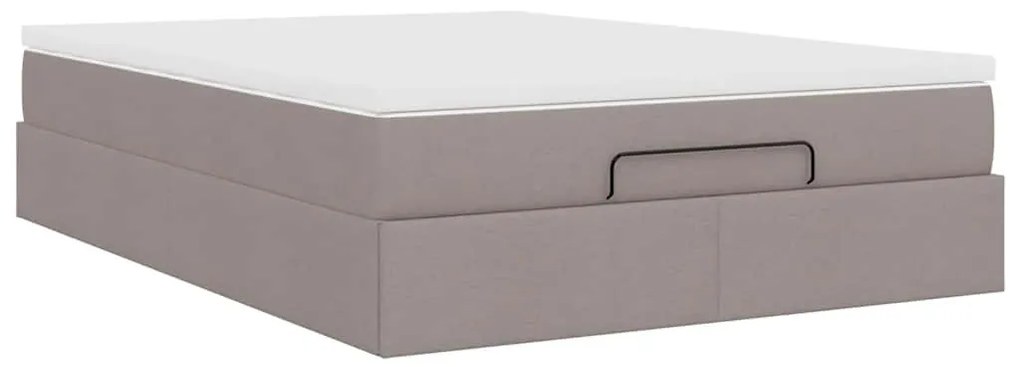 Oszmán ágykeret matraccal tópszín 140x190cm szövet