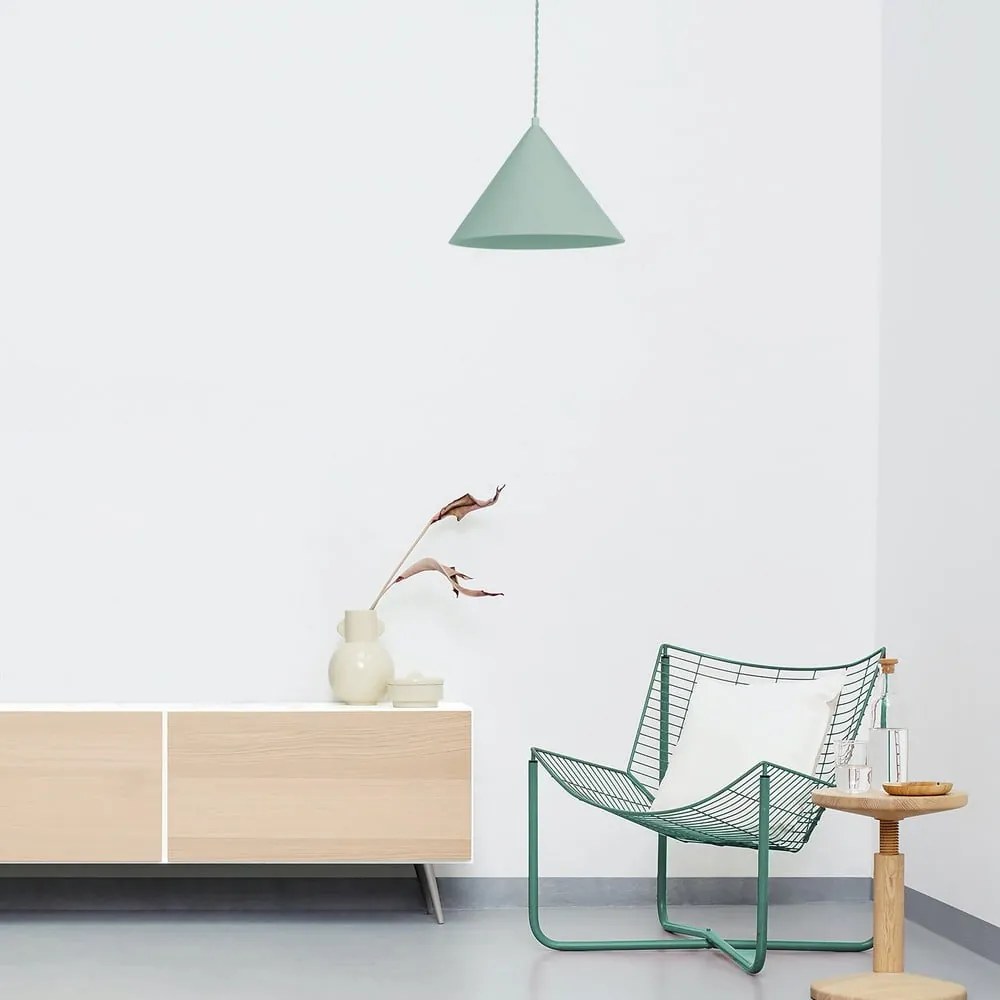 Vilma zöld függőlámpa, magasság 150 cm - SULION