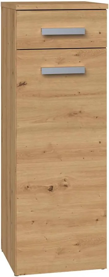 Nel V DS fürdőszoba szekrény, tölgy