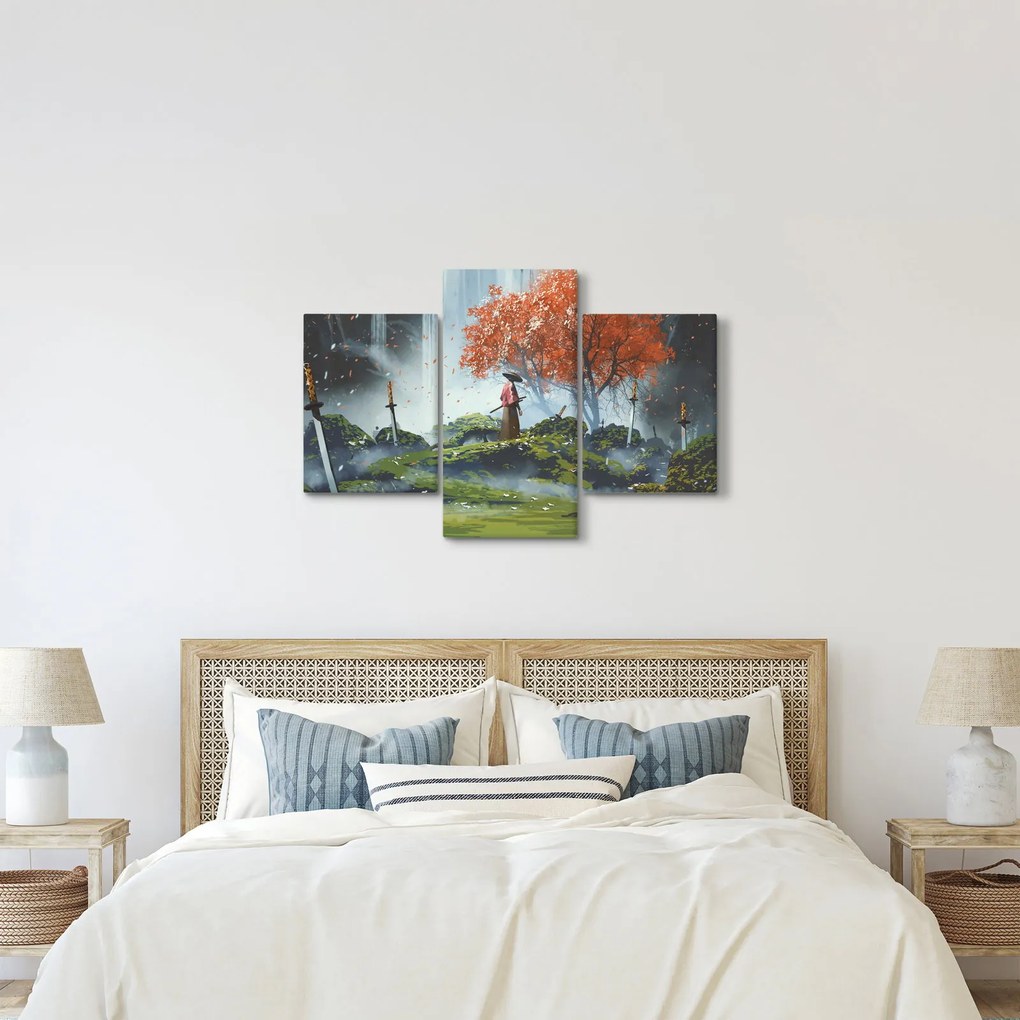 Kép - A kardok kertjének illusztrációja (90x60 cm)