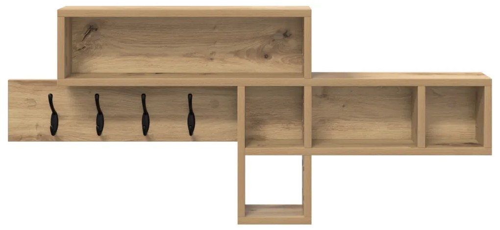 Fali Kabáthorog kézműves tölgy 100 x 12 x 43.5 cm Faanyag